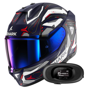 Integral Shark Skwal i3 Linik BWR + Kit Bluetooth 5R Lite