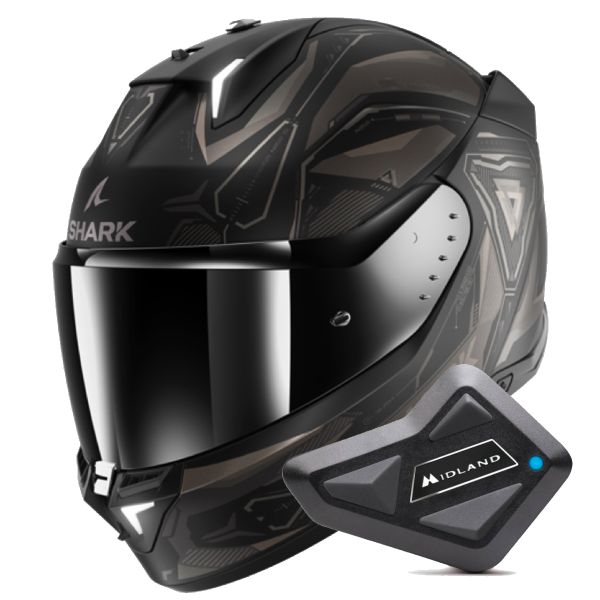 Integral Shark Skwal i3 Linik KAA + Kit Bluetooth BT Mini