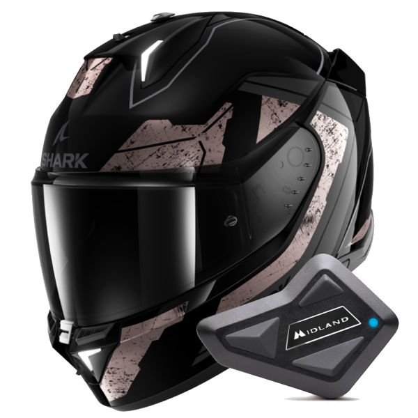 Integral Shark Skwal i3 Rhad KUA + Kit Bluetooth BT Mini