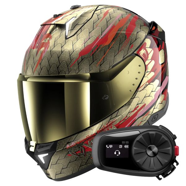 Integral Shark Skwal i3 Venum KRQ + Kit Bluetooth 5S Solo