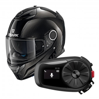 Integral Shark Spartan Carbon 1.2 Skin DKA + Kit Bluetooth Sena 5S
