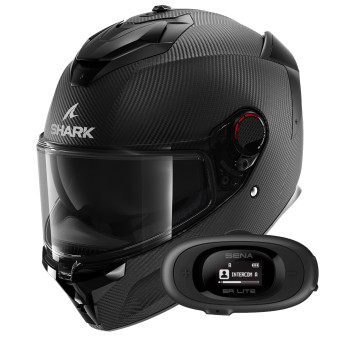 Integral Shark Spartan GT Pro Carbon Skin Mat DMA + Kit bluetooth 5R Lite Solo