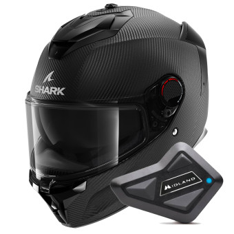 Integral Shark Spartan GT Pro Carbon Skin Mat DMA + Kit Bluetooth BT Mini