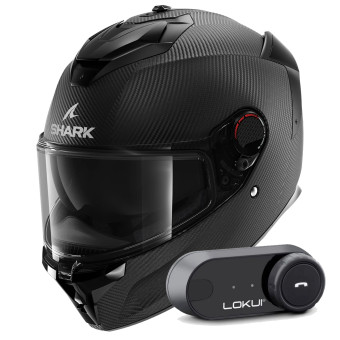 Integral Shark Spartan GT Pro Carbon Skin Mat DMA + Kit Bluetooth Lokui K30