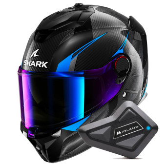 Integral Shark Spartan GT Pro Kultram Carbon DKB + Kit Bluetooth BT Mini