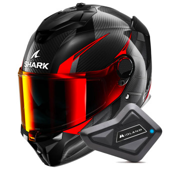 Integral Shark Spartan GT Pro Kultram Carbon DKR + Kit Bluetooth BT Mini