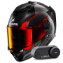 Casque Integral Shark Spartan GT Pro Kultram Carbon DKR + Kit Bluetooth Lokui K30