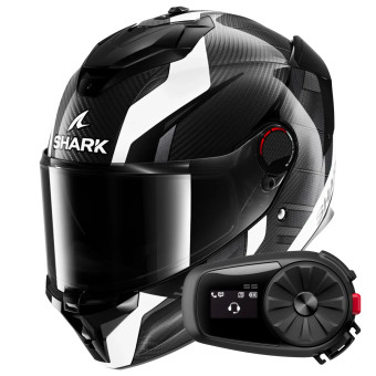 Integral Shark Spartan GT Pro Kultram Carbon DWK + Kit Bluetooth 5S Solo