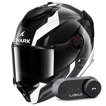 Integral Shark Spartan GT Pro Kultram Carbon DWK + Kit Bluetooth Lokui K30
