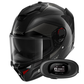 Integral Shark Spartan GT Pro Ritmo Carbon DAU + Kit bluetooth 5R Lite Solo