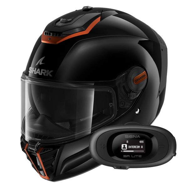 Integral Shark Spartan RS Blank SP KCK + Kit bluetooth 5R Lite Solo