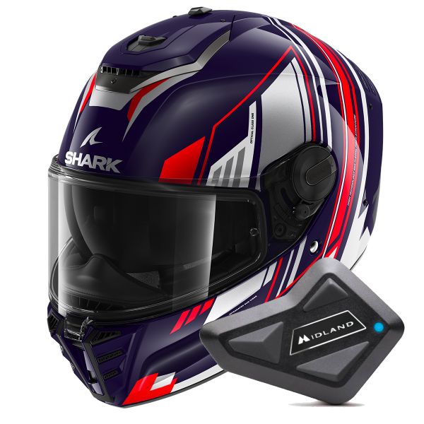 Integral Shark Spartan RS Byhron BWU + Kit Bluetooth BT Mini