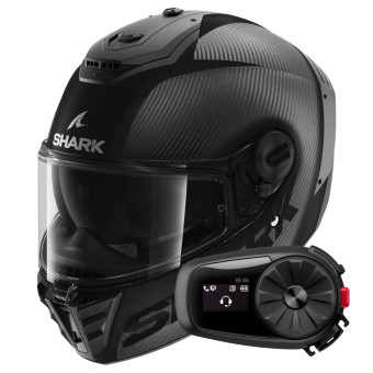 Integral Shark Spartan Rs Carbon Skin Visor In The Box Carbon Mat DMA+ Kit Bluetooth 5S
