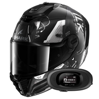 Integral Shark Spartan RS Carbon Xbot DAS + Kit bluetooth 5R Lite Solo
