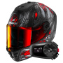 Casque Integral Shark Spartan RS Shaytan Mat KRA + Kit Bluetooth 5S Solo