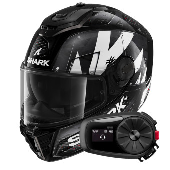 Integral Shark Spartan RS Styngrey KWA + Kit Bluetooth 5S Solo
