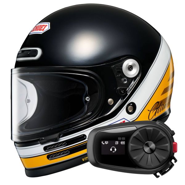 Integral Shoei Glamster 06 Abiding TC-3 + Kit Bluetooth 5S Solo Integral Shoei Glamster 06 Abiding TC-3 + Kit Bluetooth 5S Solo