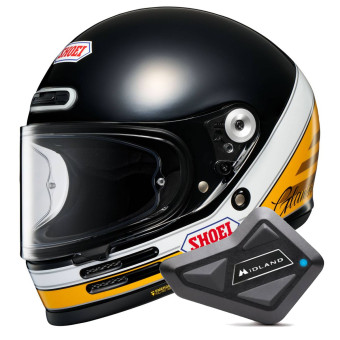 Integral Shoei Glamster 06 Abiding TC-3 + Kit Bluetooth BT Mini