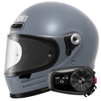 Integral Shoei Glamster 06 Basalt Grey + Kit Bluetooth 5S Solo