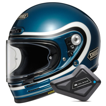 Integral Shoei Glamster 06 Bivouac TC-2 + Kit Bluetooth BT Mini