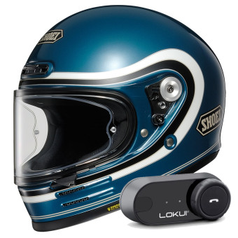 Integral Shoei Glamster 06 Bivouac TC-2 + Kit Bluetooth Lokui K30