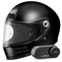 Casque Integral Shoei Glamster 06 Negro + Kit Bluetooth Lokui K30