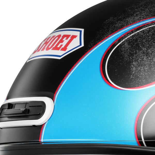 Shoei Glamster 06 Blast TC2 + Kit bluetooth 5R Lite Solo