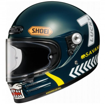 Integral Shoei Glamster 06 Cheetah Custom Cycles TC-2