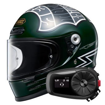 Casque Integral Shoei Glamster 06 Heiwa Motorcycle TC-4 + Kit Bluetooth 5S Solo