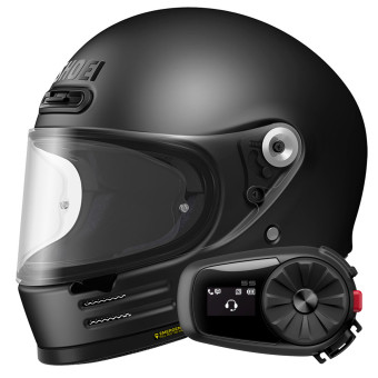 Integral Shoei Glamster 06 Matt Black + Kit Bluetooth 5S Solo