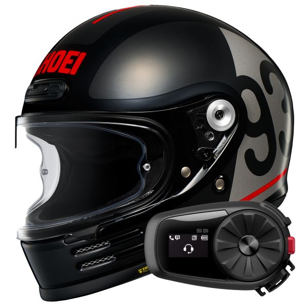 Integral Shoei Glamster 06 MM93 Colección Classic TC5 + Kit Bluetooth 5S Solo Integral Shoei Glamster 06 MM93 Colección Classic TC5 + Kit Bluetooth 5S Solo