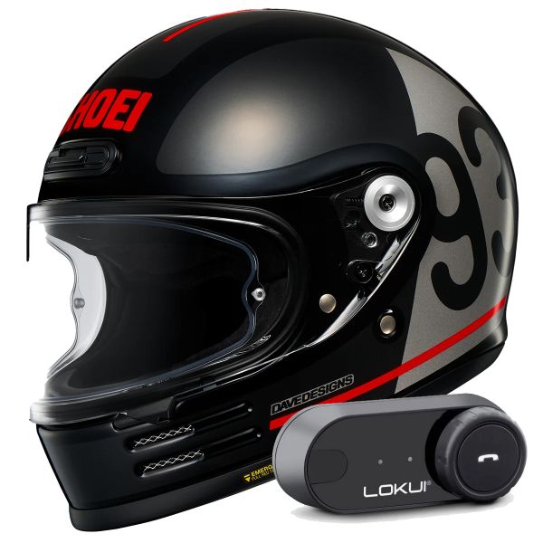 Integral Shoei Glamster 06 MM93 Colección Classic TC5 + Bluetooth Kit Lokui K30 Integral Shoei Glamster 06 MM93 Colección Classic TC5 + Bluetooth Kit Lokui K30