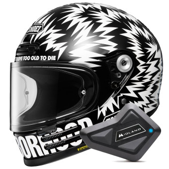 Integral Shoei Glamster 06 Neighborhood X DSC TC5 + Kit Bluetooth BT Mini