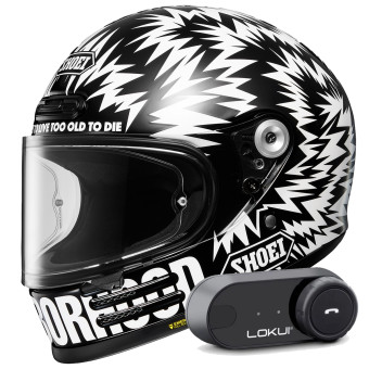 Casque Integral Shoei Glamster 06 Neighborhood X DSC TC5 + Kit Bluetooth Lokui K30 Casque Integral Shoei Glamster 06 Neighborhood X DSC TC5 + Kit Bluetooth Lokui K30