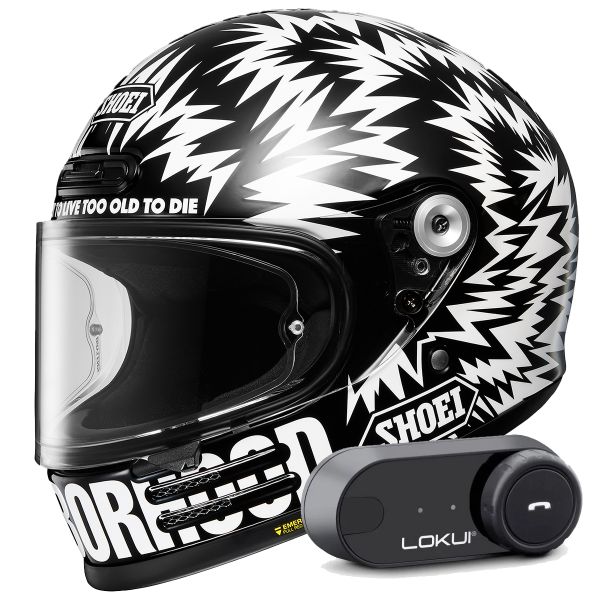 Integral Shoei Glamster 06 Barrio X DSC TC5 + Kit Bluetooth Lokui K30 Integral Shoei Glamster 06 Barrio X DSC TC5 + Kit Bluetooth Lokui K30
