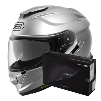 Integral Shoei GT-AIR 2 Light Silver + Intercom Sena SRL-Mesh