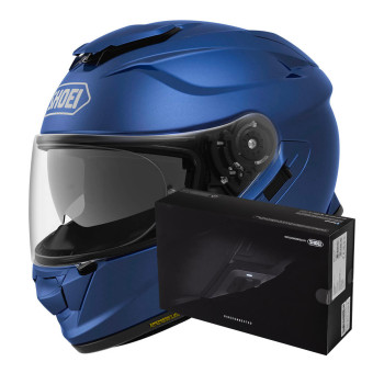 Integral Shoei GT-AIR 2 Matt Blue + Intercom Sena SRL-Mesh