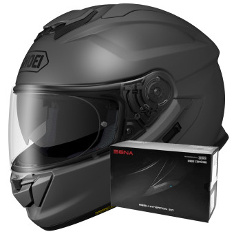 Integral Shoei GT-AIR 3 Matt Deep Grey + Intercom Sena SRL-03