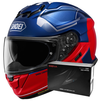 Casque Integral Shoei GT-AIR 3 Mike TC2 + Intercom Sena SRL-03