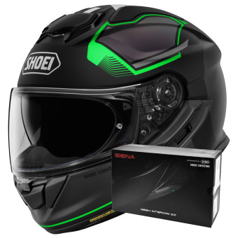 Integral Shoei GT-AIR 3 Mike TC4 + Intercom Sena SRL-03