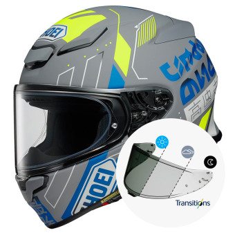 Integral Shoei NXR2 Accolade TC-10 + Pantalla Fotocromtica