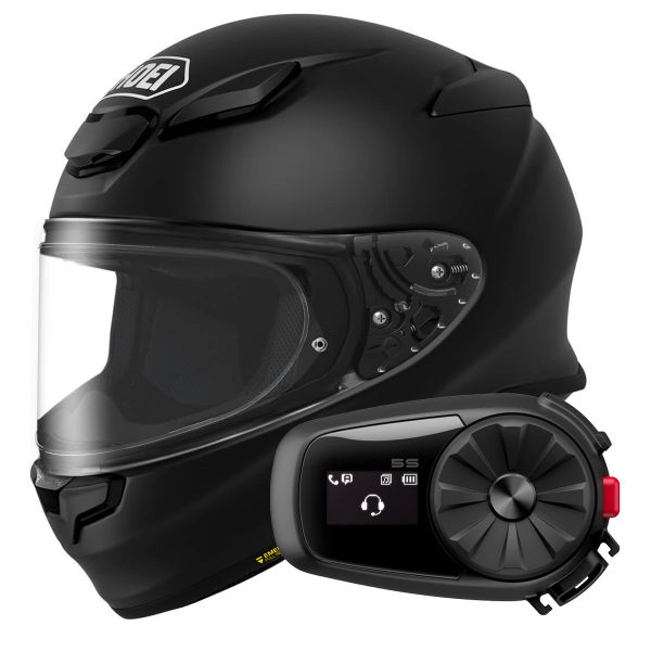 Integral Shoei NXR2 Negro Mate + Kit Bluetooth 5S
