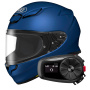 Casque Integral Shoei Kit NXR2 Azul Mate Metal + Bluetooth 5S