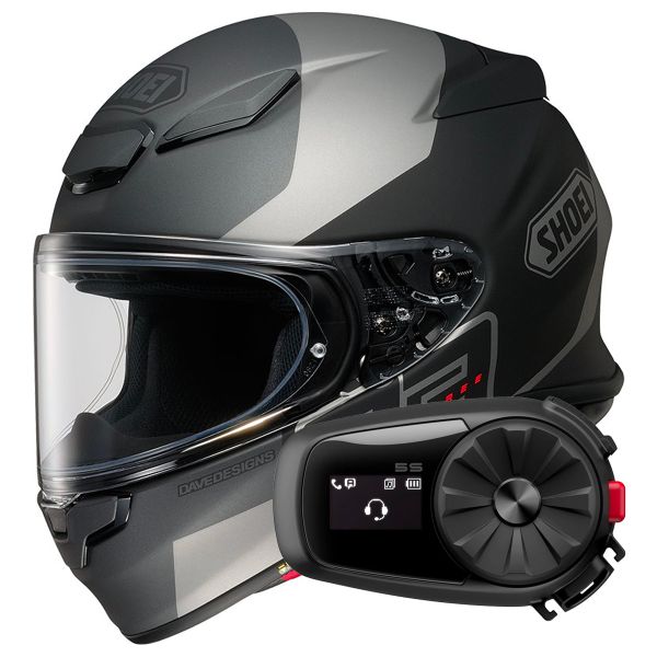 Pack Casco + Kit Bluetooth : Shoei NXR2 MM93 Collection Rush TC-5 + Kit  Bluetooth 5S Solo