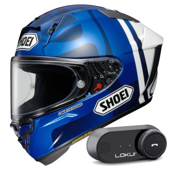 Integral Shoei X-SPR Pro A. Marquez 73 V2 TC-2 + Kit Bluetooth Lokui K30