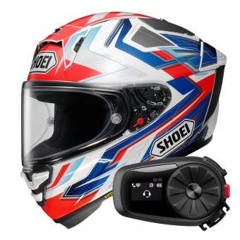 Casque Integral Shoei X-SPR Pro Escalate TC-10 + Kit Bluetooth 5S Solo Casque Integral Shoei X-SPR Pro Escalate TC-10 + Kit Bluetooth 5S Solo