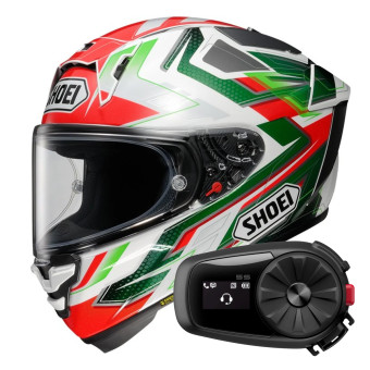 Integral Shoei X-SPR Pro Escalate TC-4 + Kit Bluetooth 5S Solo