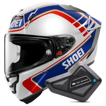 Casque Integral Shoei X-SPR Pro Gardner TC-2 + Kit Bluetooth BT Mini
