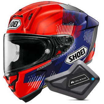 Casque Integral Shoei X-SPR Pro Marquez 8 TC-1 + Kit Bluetooth BT Mini Casque Integral Shoei X-SPR Pro Marquez 8 TC-1 + Kit Bluetooth BT Mini