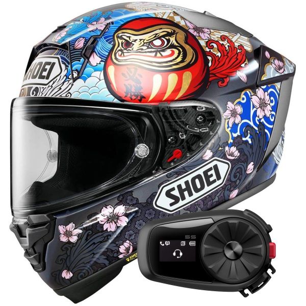 Integral Shoei X-SPR Pro Marquez Motegi 5 TC-1 + Kit Bluetooth 5S Solo